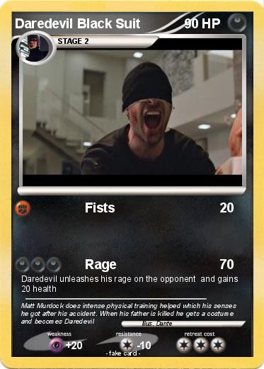 Pokemon Daredevil Black Suit