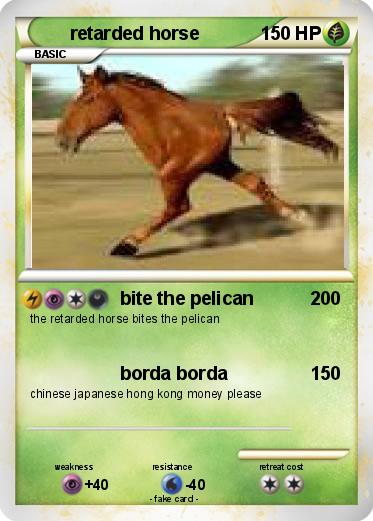 Pokemon retarded horse