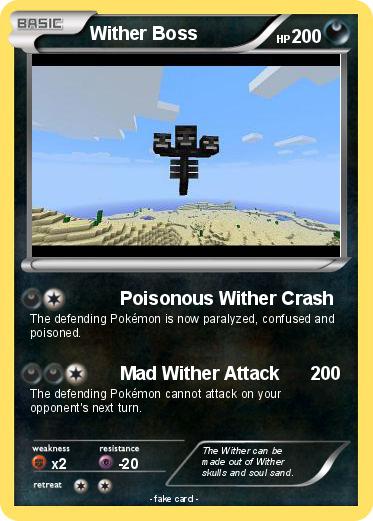 Pokemon Wither Boss