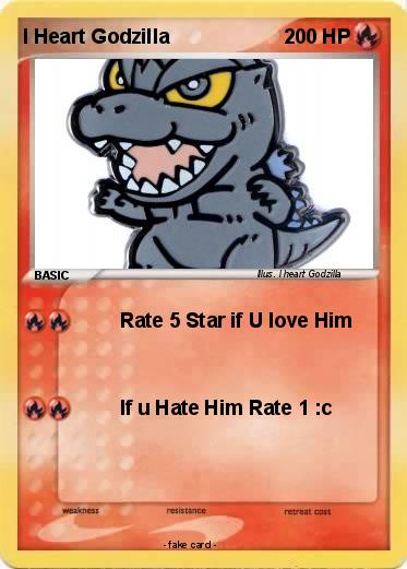 Pokemon I Heart Godzilla