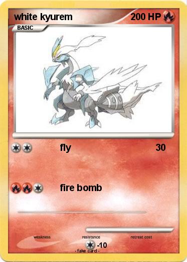 Pokemon white kyurem