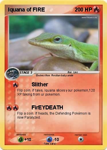 Pokemon Iquana of FIRE