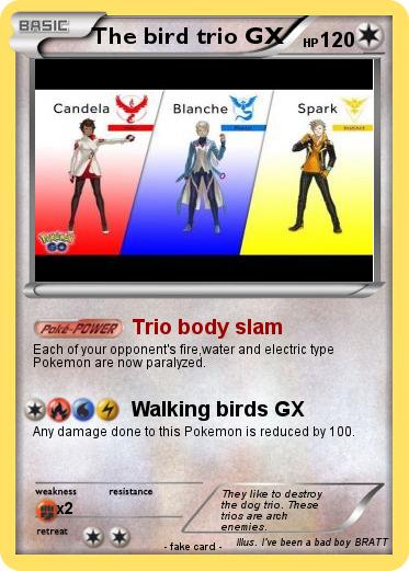 Pokemon The bird trio GX