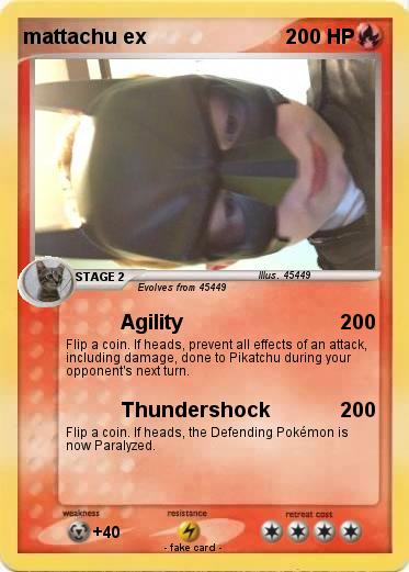 Pokemon mattachu ex