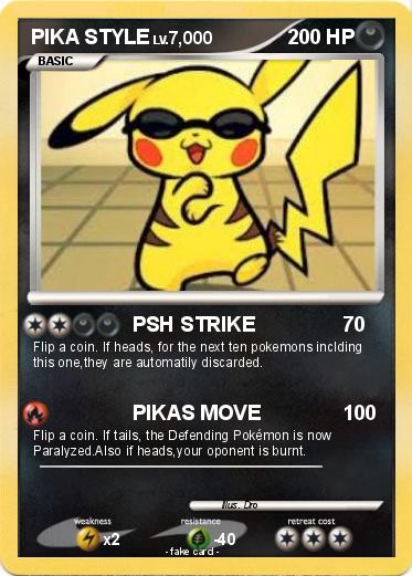 Pokemon PIKA STYLE