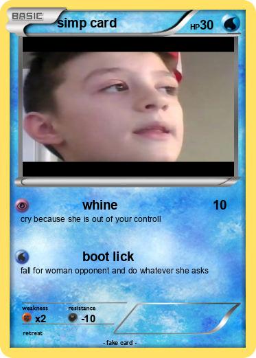 Pokemon simp card