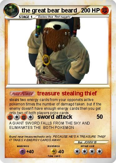 Pokemon the great bear beard