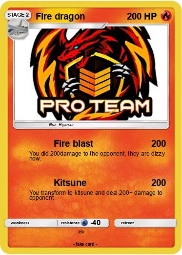 Pokemon Fire dragon