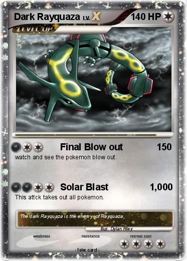 Pokemon Dark Rayquaza