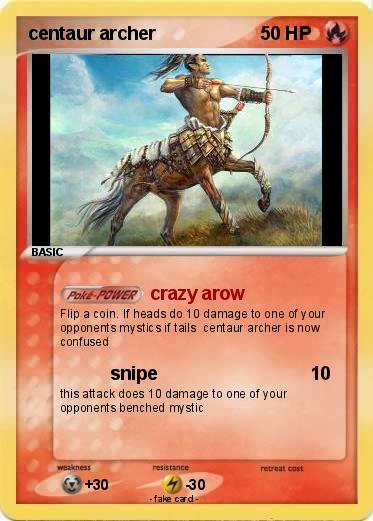 Pokemon centaur archer