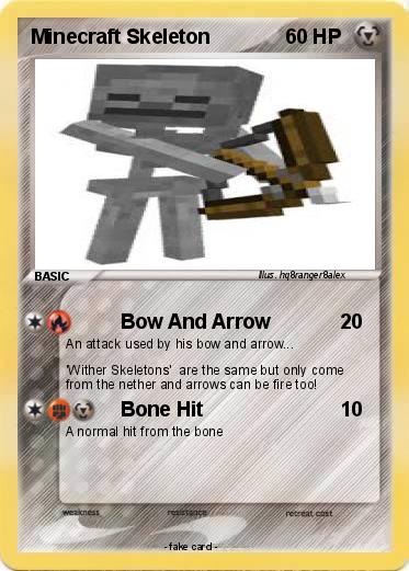 Pokemon Minecraft Skeleton