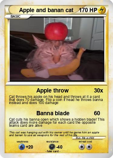 Pokemon Apple and banan cat