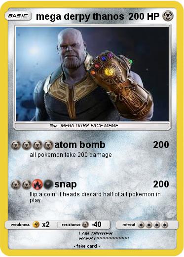 Pokemon mega derpy thanos