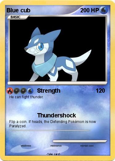Pokemon Blue cub