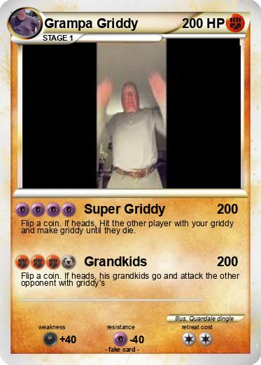 Pokemon Grampa Griddy