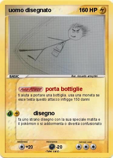 Pokemon uomo disegnato