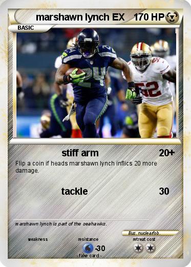 Pokemon marshawn lynch EX