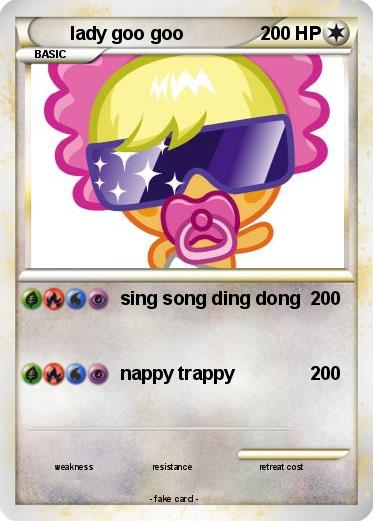 Pokemon lady goo goo