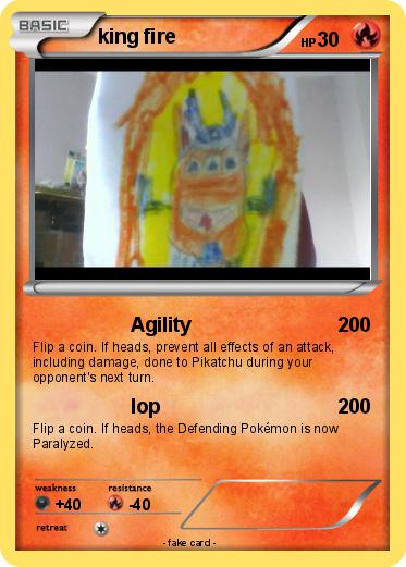 Pokemon king fire