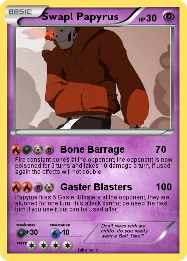 Pokemon Swap! Papyrus