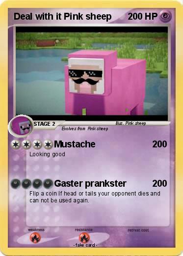 Pokemon Deal with it Pink sheep