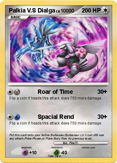 Pokemon Palkia V.S Dialga