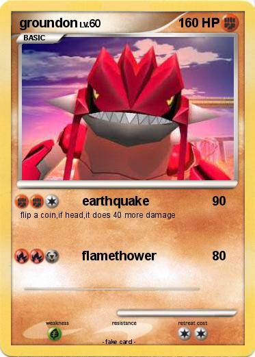 Pokemon groundon
