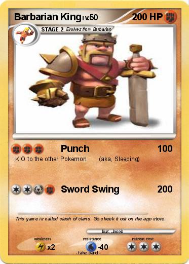 Pokemon Barbarian King