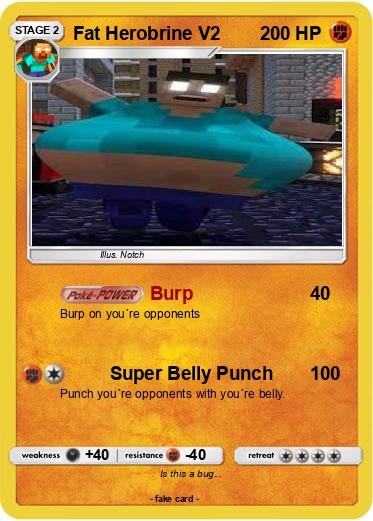 Pokemon Fat Herobrine V2