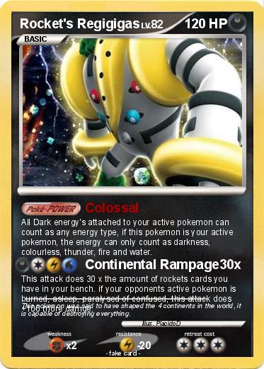 Pokemon Rocket's Regigigas