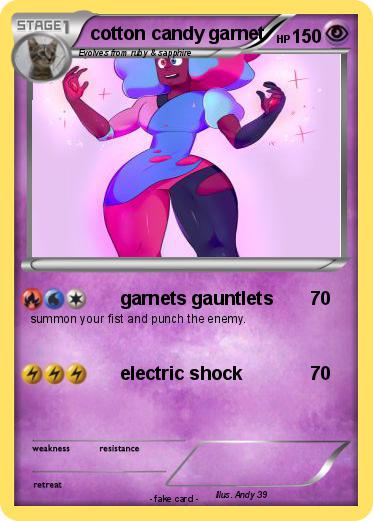 Pokemon cotton candy garnet