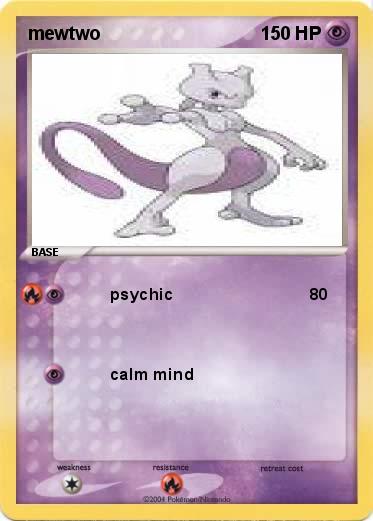 Pokemon mewtwo
