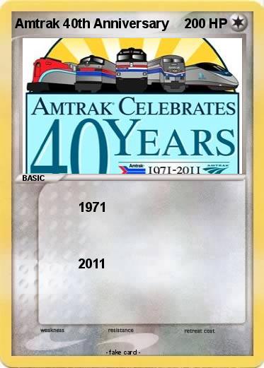 Pokemon Amtrak 40th Anniversary