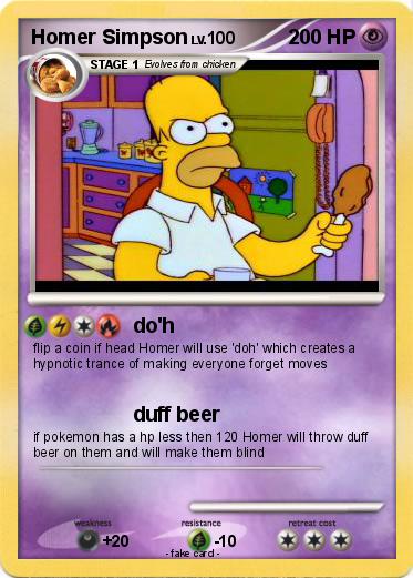 Pokemon Homer Simpson