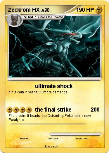 Pokemon Zeckrom HX