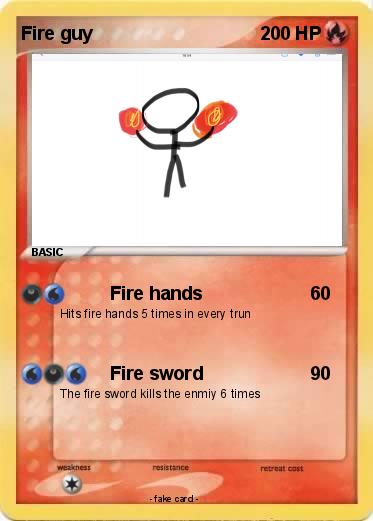 Pokemon Fire guy