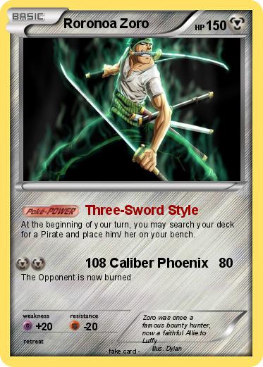 Pokemon Roronoa Zoro