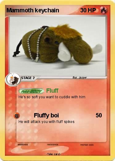 Pokemon Mammoth keychain