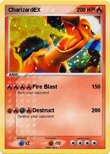 Pokemon CharizardEX