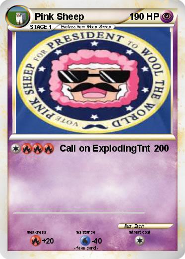 Pokemon Pink Sheep