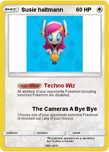 Pokemon Susie haltmann
