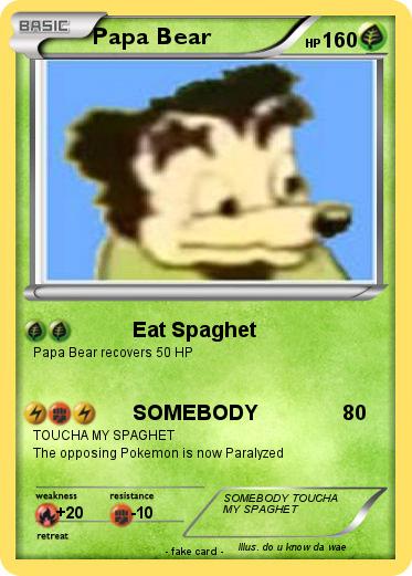 Pokemon Papa Bear