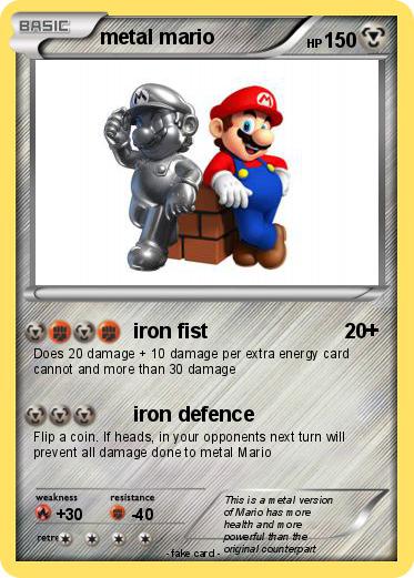 Pokemon metal mario