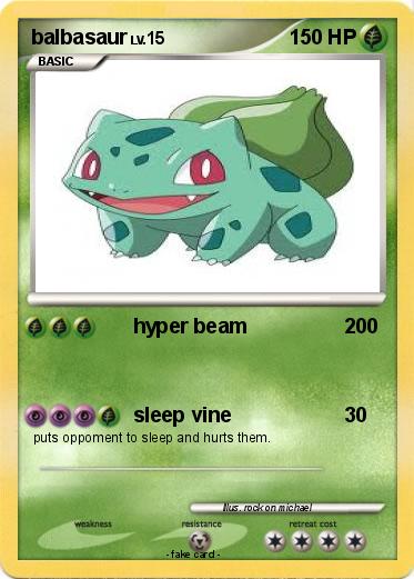 Pokemon balbasaur