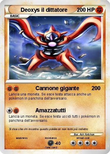 Pokemon Deoxys il dittatore