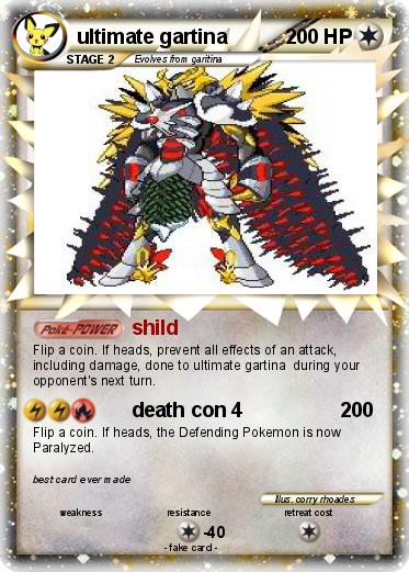 Pokemon ultimate gartina