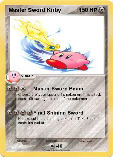 Pokemon Master Sword Kirby