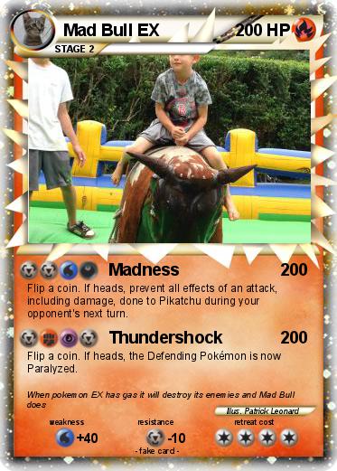 Pokemon Mad Bull EX