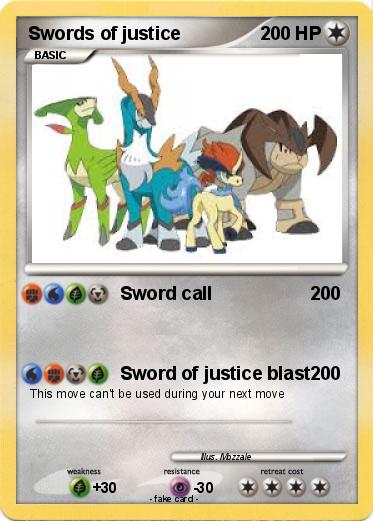 Pokemon Swords of justice