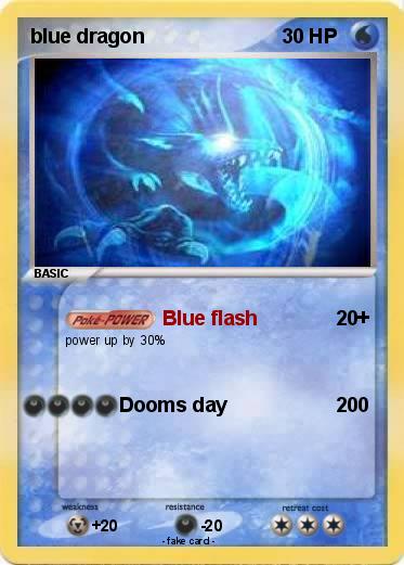 Pokemon blue dragon